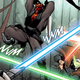 Maul and Mother Talzin—in Dooku’s body—make their last stand against Sidious and Grievous in Darth Maul: Son of Dathomir.